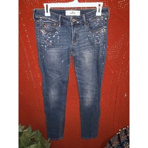 Hollister jeweled jeans